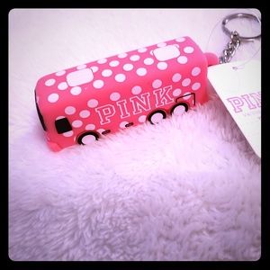 Rare Pink bus Key chain